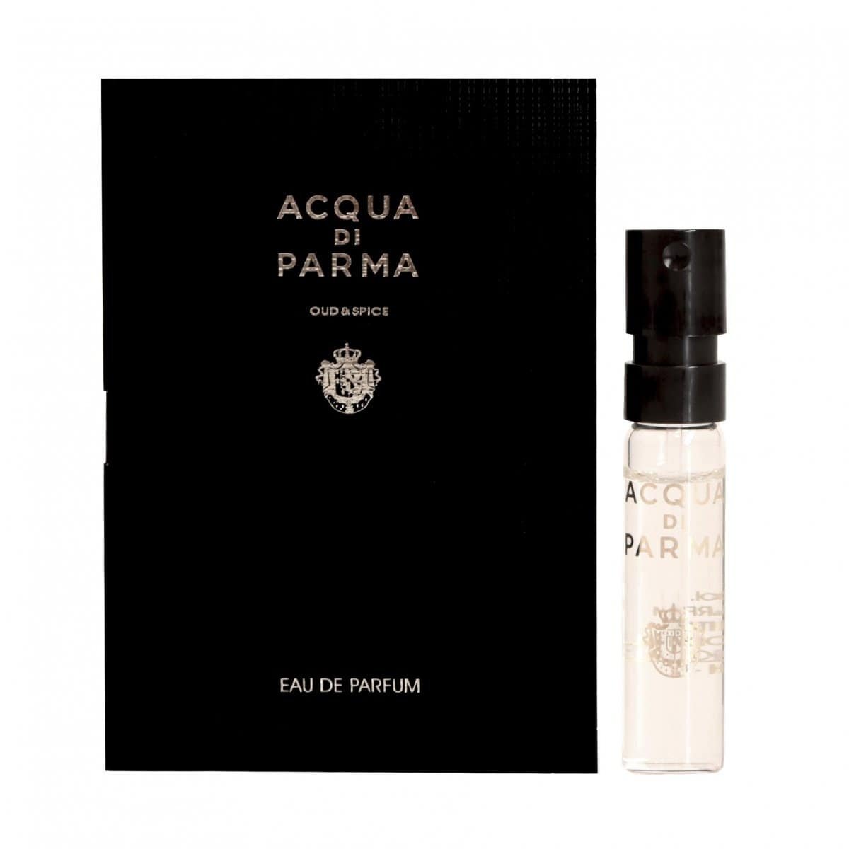 Acqua Di Parma Oud & Spice 1,5 ml 0,05 fl.oz. échantillons de parfum officiels, Acqua Di Parma Oud & Spice 1,5 ml 0,05 fl.oz. échantillons de parfums officiels