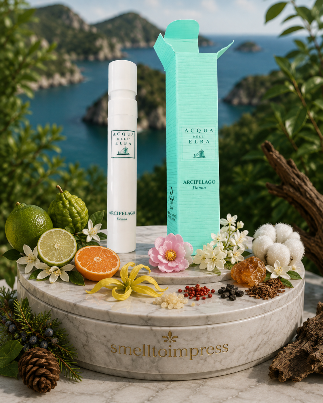image d’un échantillon officiel de parfum Acqua dell' Elba Arcipelago Donna 1,2 ml 0,04 fl. oz