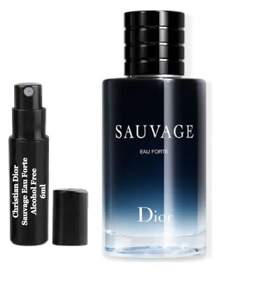 Christian Dior Sauvage Eau Forte échantillons de parfum Parfum sans alcool