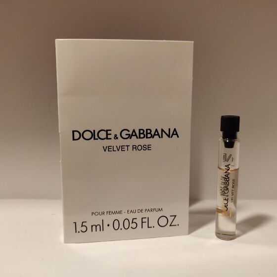 Échantillon officiel du parfum Dolce & Gabbana VELVET Rose 1,5 ml