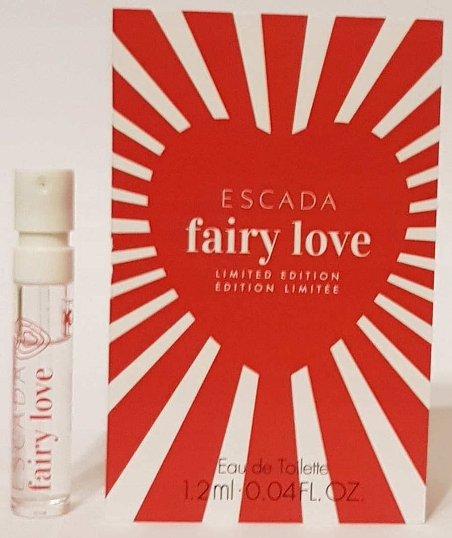 Échantillons officiels de parfum Escada Fairy Love en édition limitée 1,2 ml 0,04 fl. oz.