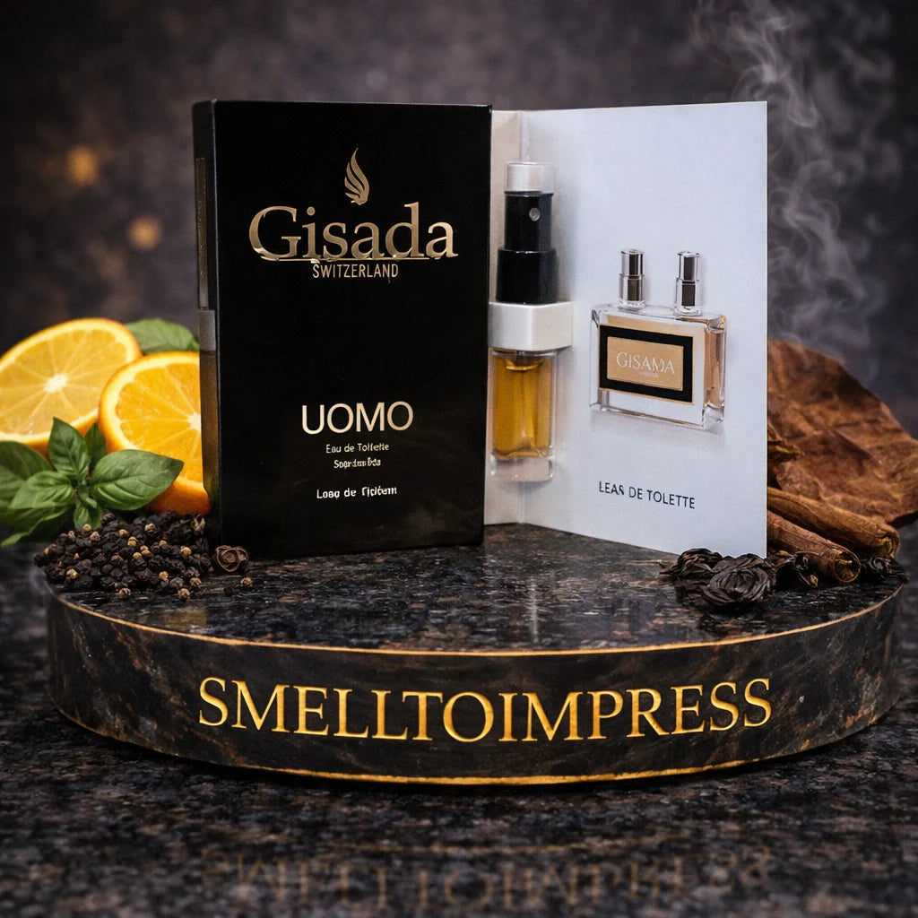 Gisada Uomo 1,5 ML 0,05 fl. oz. échantillons de parfum officiels