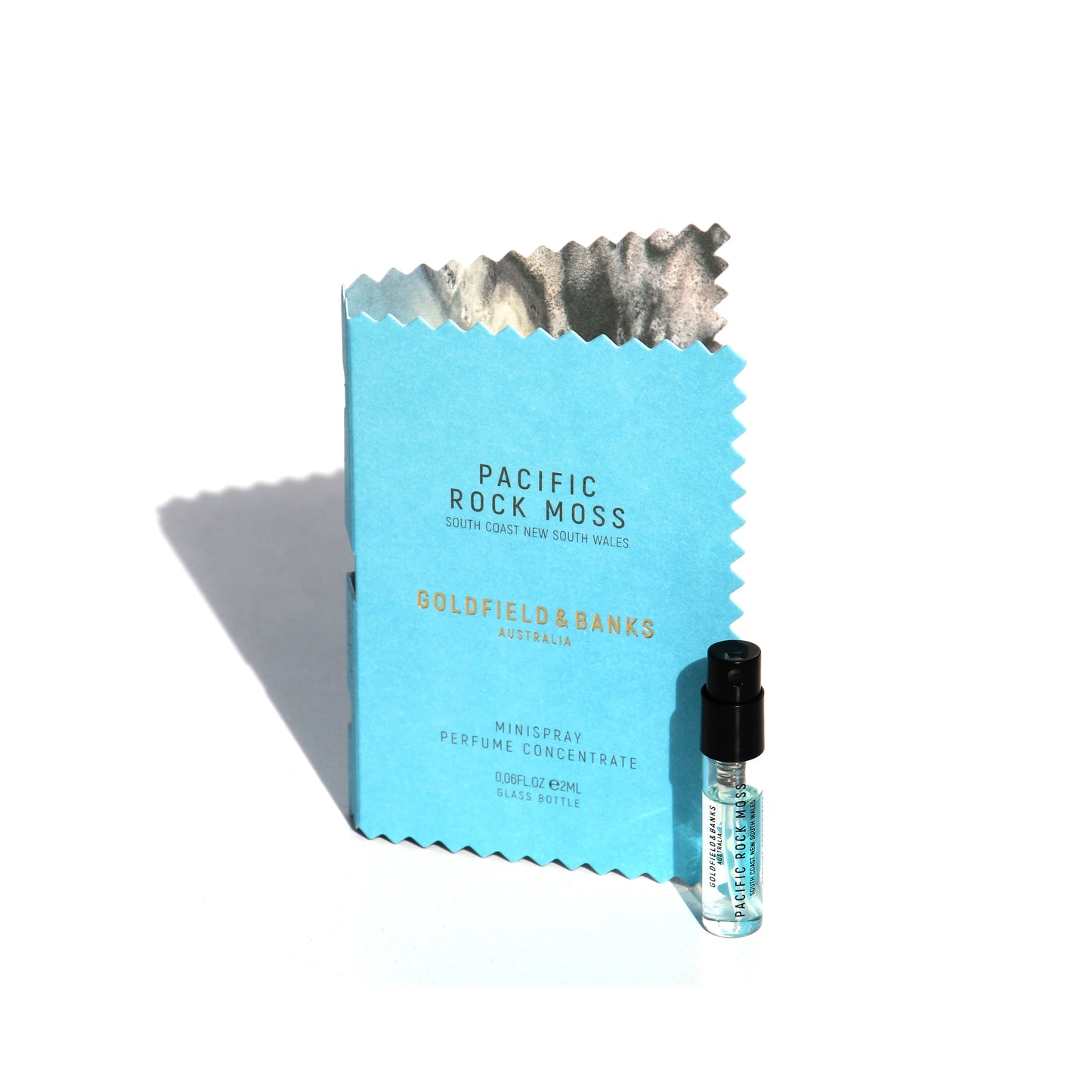 Échantillon officiel de parfum Goldfield and Banks Australia Pacific Rock Moss 2 ml 0,06 fl. oz.