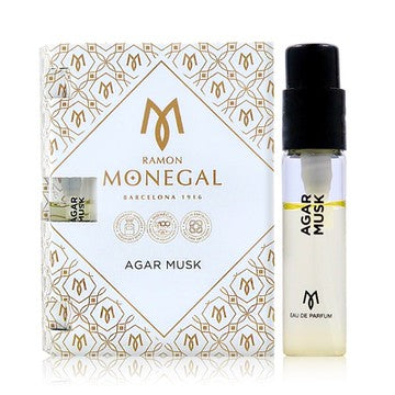 Échantillon de parfum officiel Ramon Monegal Agar Musk 2 ml 0,06 fl.o.z. testeur de parfum