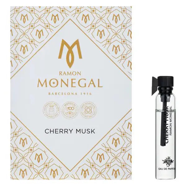Échantillon officiel de parfum Ramon Monegal Cherry Musk 2 ml 0,06 fl.o.z. testeur de parfum