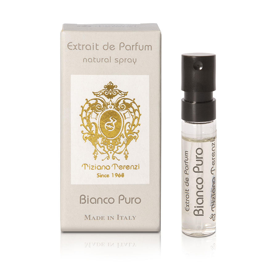 TIZIANA TERENZI Bianco Puro Extrait de parfum 0,05 OZ 1,5 ML échantillon de parfum officiel