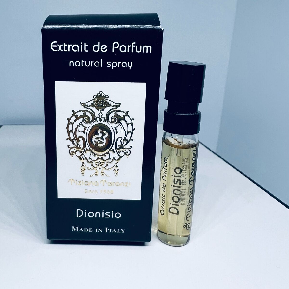 TIZIANA TERENZI Dionisio 0,05 OZ 1,5 ML échantillon de parfum officiel
