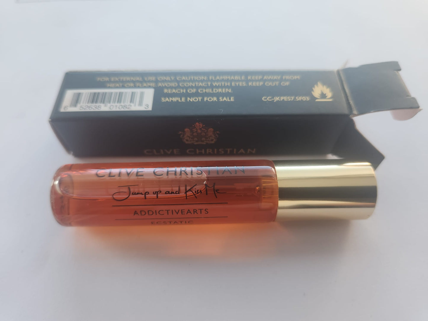 échantillon officiel de parfum de Clive Christian Addictive Arts JUMP Up And KISS Me ECSTATIC 7,5 ml 0,25 fl. oz.