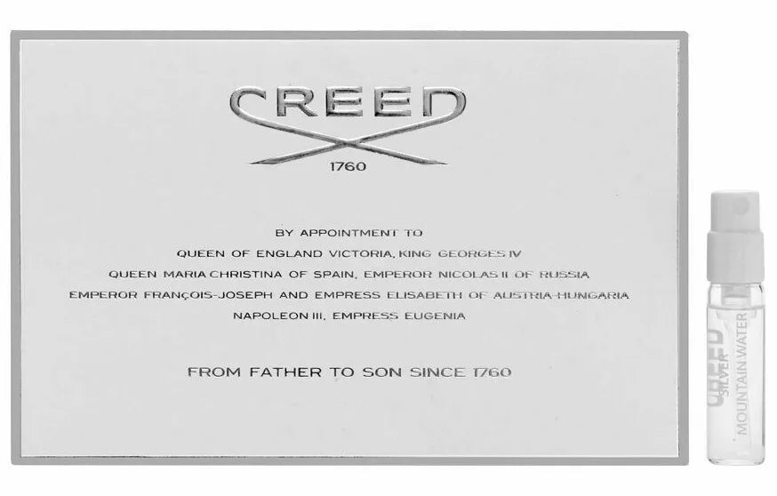 Échantillon officiel de parfum Creed Carmina 1,7 ml 0,0574, testeur officiel de parfum Creed Carmina 1,7 ml 0,0574