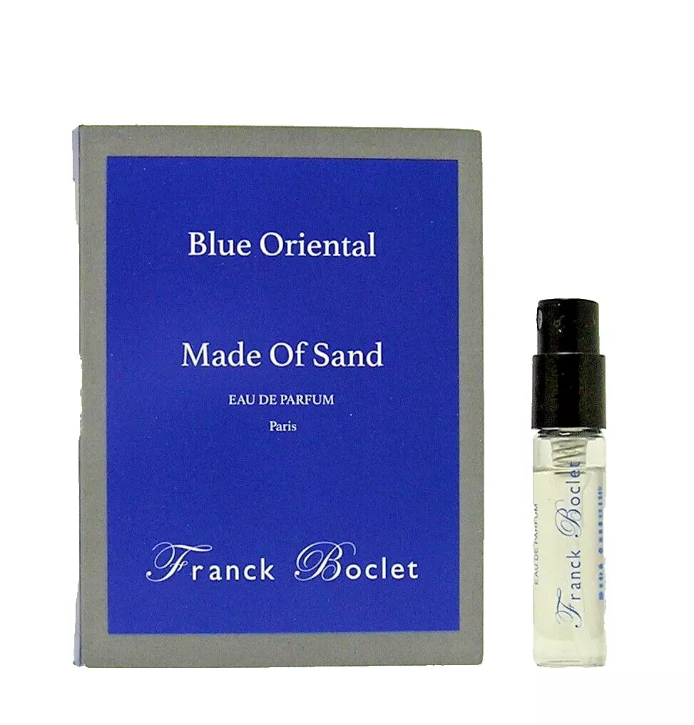 échantillon officiel du parfum de Franck Boclet Made Of Sand 1,5 ml 0,54 oz.