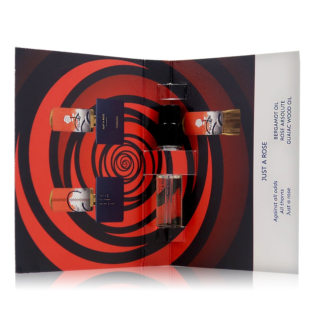 échantillon officiel de parfum du parfum Floraiku Just a Rose 1,5 ml