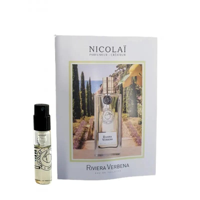 échantillons de parfum officiels du parfum Nicolai Riviera Verbena 1,8 ml 0,07 oz.
