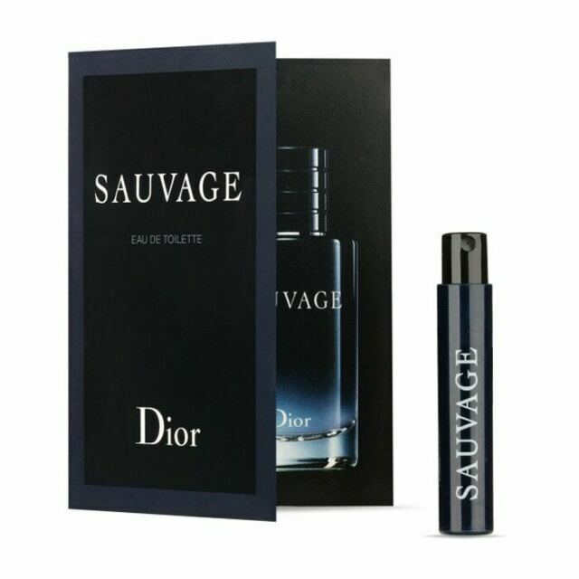 Christian Dior Sauvage Eau de Toilette 1ml 0.03 fl. onces. échantillons de parfums officiels