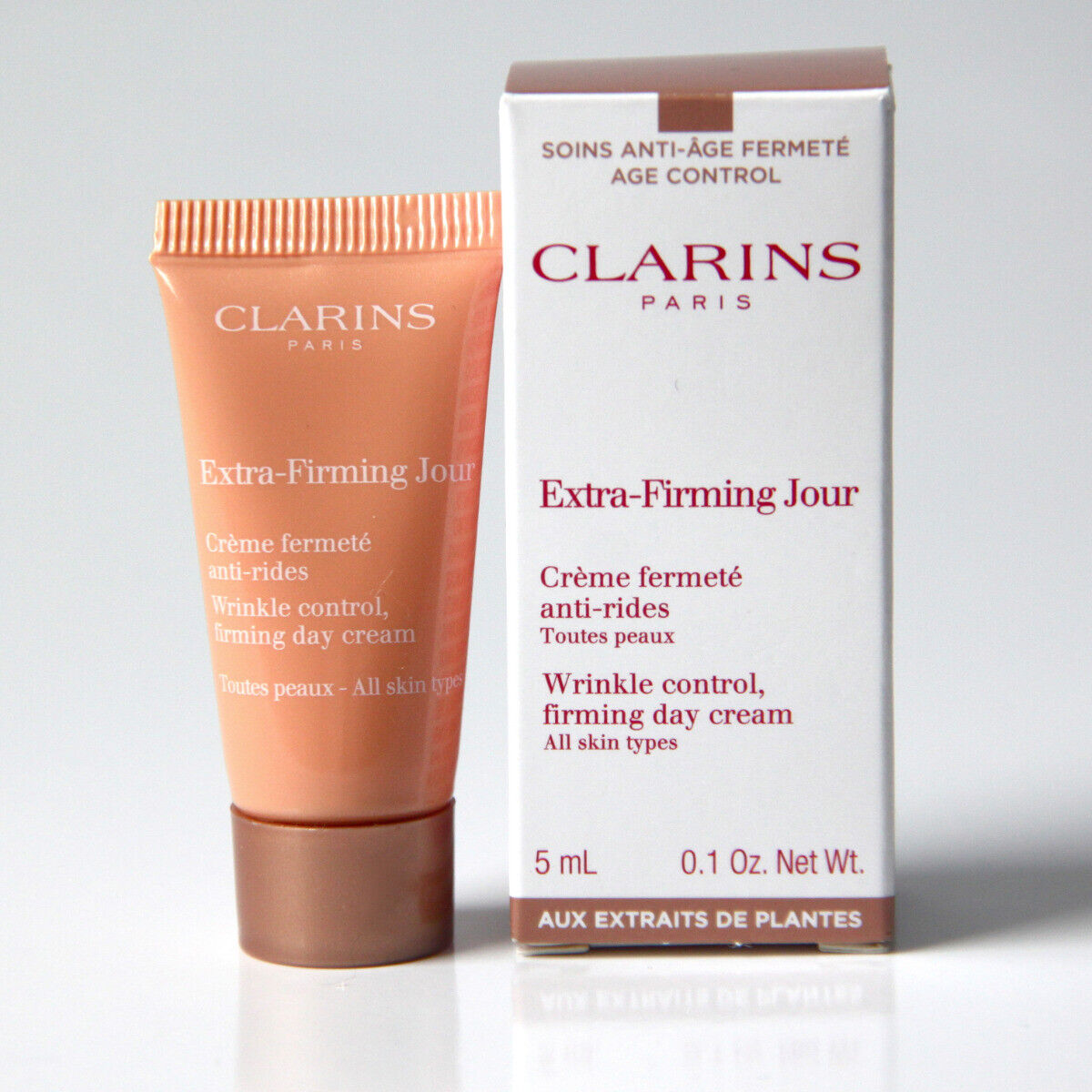 Échantillon de soin Clarins Extra-Firming Jour Mini 5 ml 0,1 oz. Tous types de peau