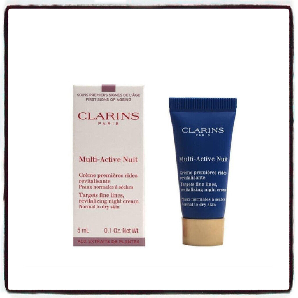 Échantillon de soin Clarins Multi-Active Nuit Mini 5ML Peaux normales à sèches