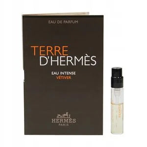 Échantillons officiels de parfums Hermès Terre d'Hermès Eau Intense Vétiver 2 ml 0,06 fl.oz.