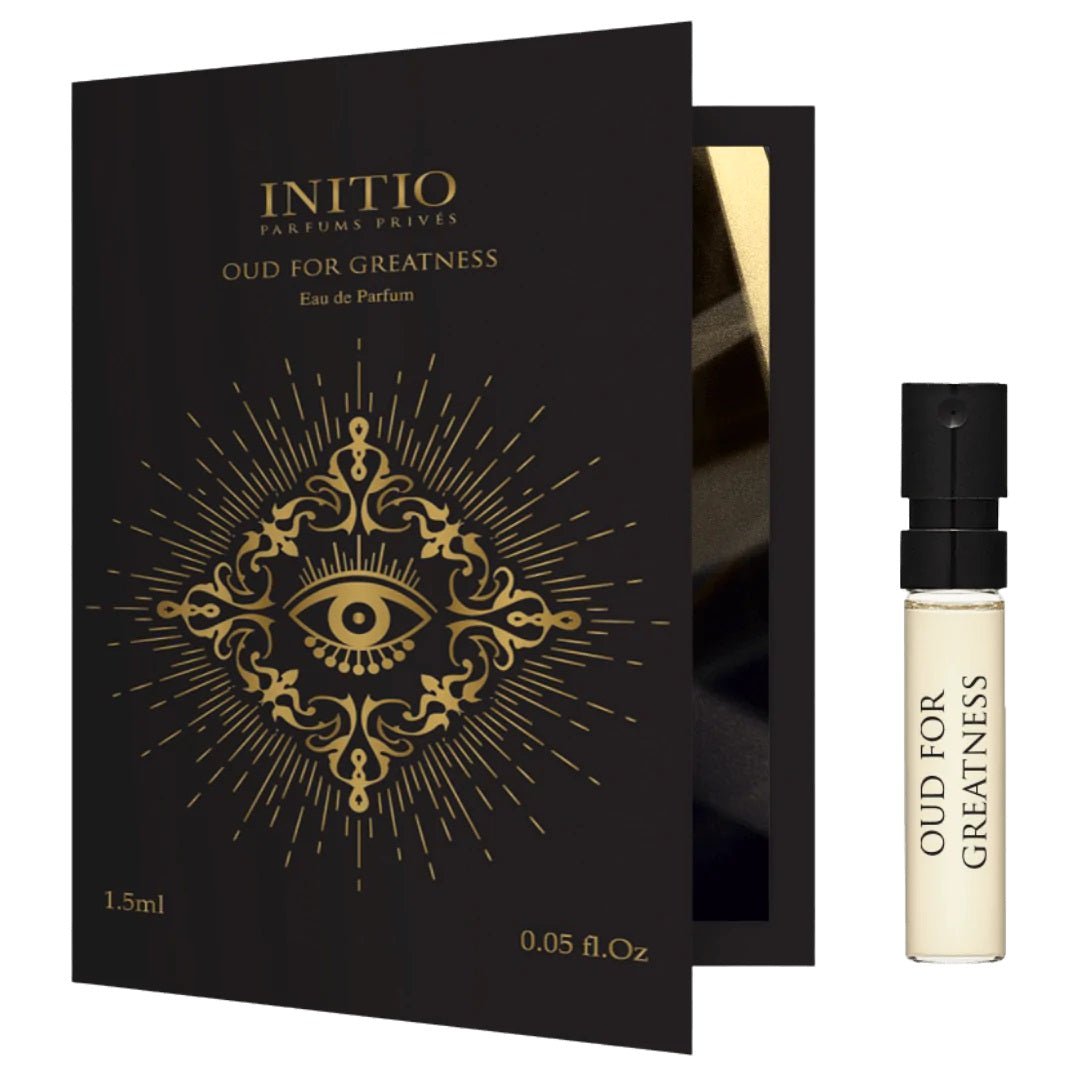 Initio Oud pour la grandeur 1,5 ml-0,05 fl.oz. Échantillon de parfum officiel, INITIO OUD FOR GREATNESSin viralliset hajuvesinäytteet, Επίσημα δείγματα αρωμάτων INITIO OUD FOR GREATNESS, INITIO OUD FOR GREATNESS hivatalos parfümminták, INITIO OUD FOR