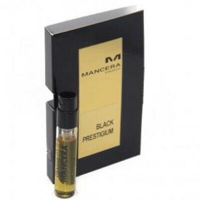 Échantillon officiel de parfum Mancera Black Prestigium 2 ml (0,07 fl. oz), Échantillon officiel de parfum Mancera Black Prestigium 2 ml (0,06 fl. oz).