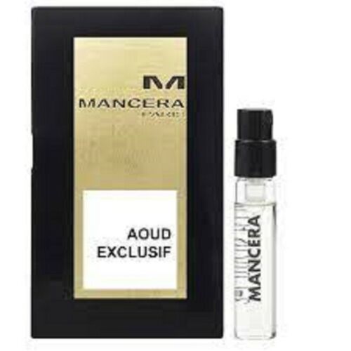 Mancera Aoud Exclusif Mini Vial spray Parfum officiel Échantillon 2,0 ml 0,07 fl.o.z.