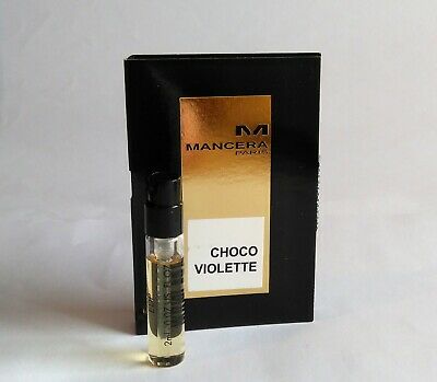 Mancera Choco Violette échantillon officiel 2ml 0.07 fl. oz., Mancera Choco Violette 2 ml 0,06 fl. onces. échantillon de parfum officiel
