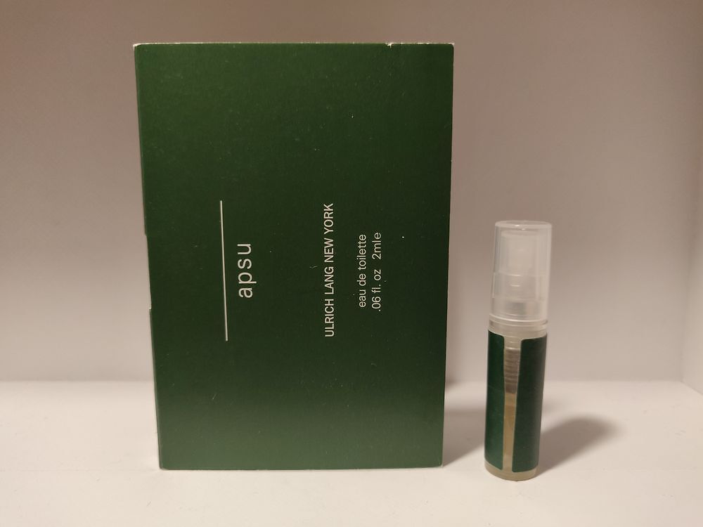 Ulrich Lang Apsu 2 ml 0,06 fl. onces. échantillons de parfums officiels testeur de parfum