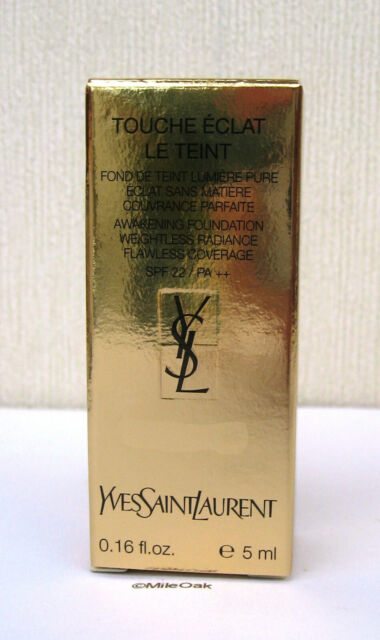 Yves Saint Laurent Fond de Teint Touche Eclat 5ml 0.16 fl. onces. échantillon de soin Teinte BD 25 beige chaud