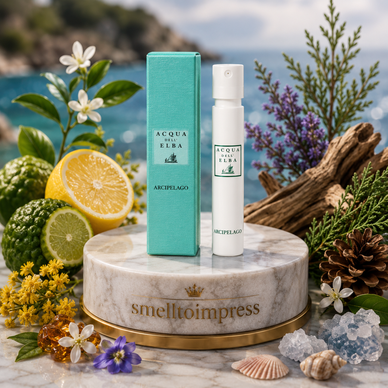image d’un échantillon officiel de parfum Acqua Dell' Elba Arcipelago 1,2 ml 0,04 fl. oz