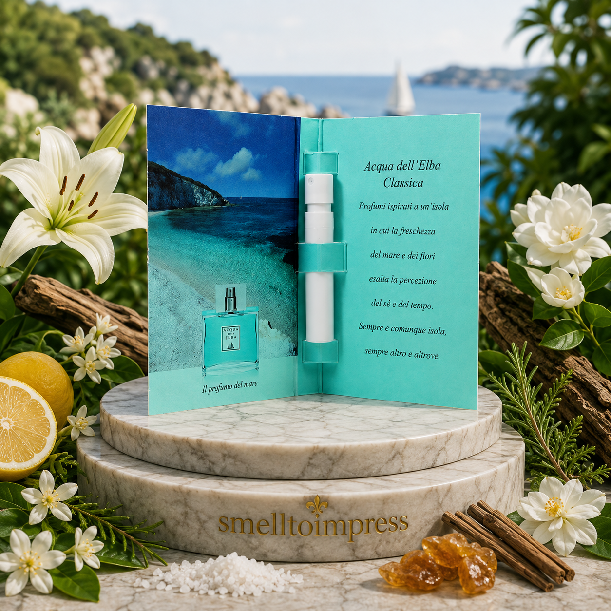 image d’un échantillon officiel de parfum Acqua dell' Elba Classica 1,2 ml 0,04 fl. oz