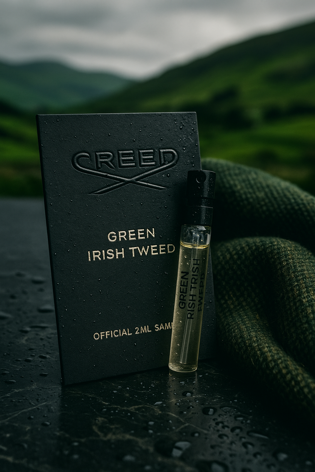 Creed Green Irish Tweed edp 2.0ml 0.08 fl. oz. échantillon de parfum officiel testeur de parfum