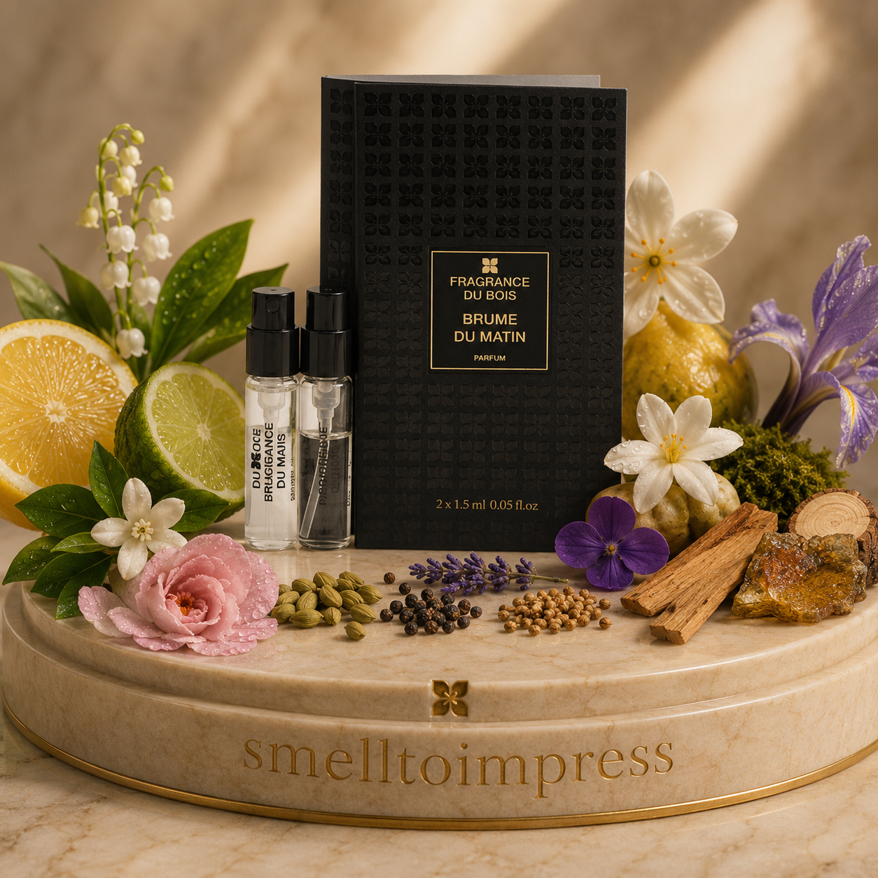 image de Fragrance Du Bois Brume Du Matin 1,5 ml 0,05 fl. oz. échantillon officiel de parfum