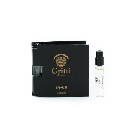 Échantillon de parfum officiel Gritti 19-68 2 ml 0,06 fl. oz.