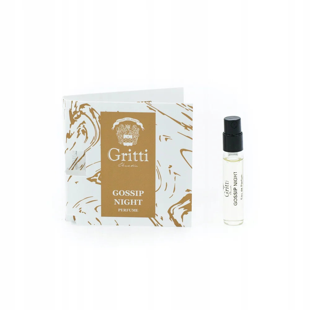 Échantillon de parfum officiel Gritti Gossip Night 2 ml 0,06 fl. oz.