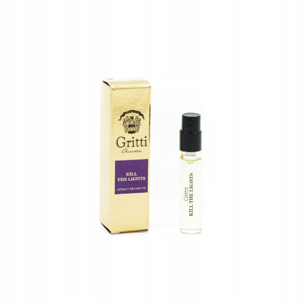 Échantillon de parfum officiel Gritti Kill the Lights 2 ml 0,06 fl. oz.