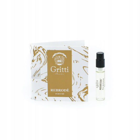 Échantillon de parfum officiel Gritti Rebrode 2 ml 0,06 fl. oz.