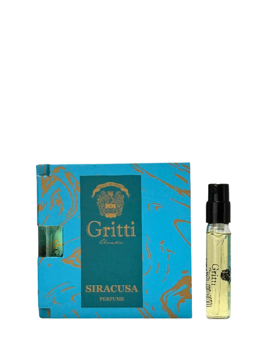 Échantillon de parfum officiel Gritti Siracusa 2 ml 0,06 fl. oz.