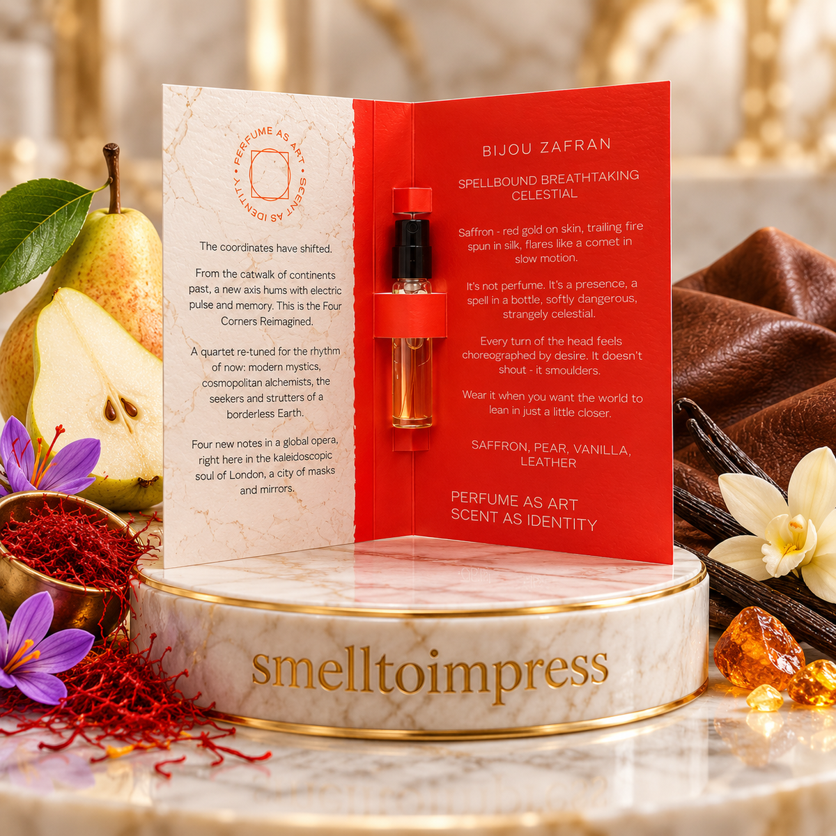 Échantillons officiels de parfum Ormonde Jayne Bijou Zafran 2,5 ml par Smelltoimpress