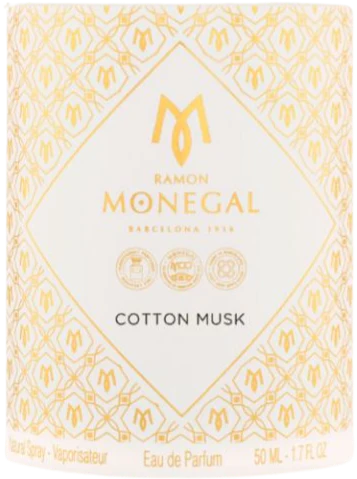 Échantillon officiel de parfum Ramon Monegal Cotton Musk 2 ml 0,06 fl.o.z. testeur de parfum