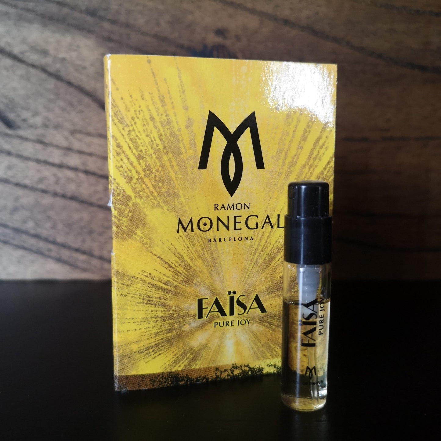 Ramon Monegal Faisa Pure Joy échantillon de parfum officiel 2ml 0.06 fl.o.z. testeur de parfum