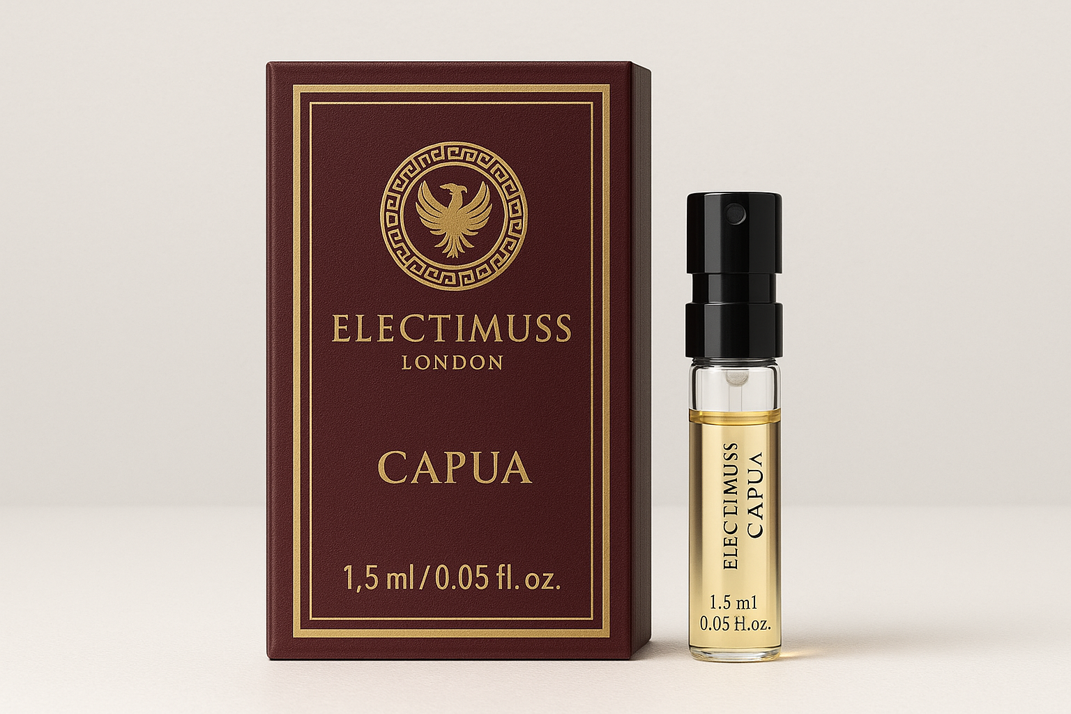 Electimuss London Puritas 1.5ml 0.05 fl. oz. échantillon de parfum officiel