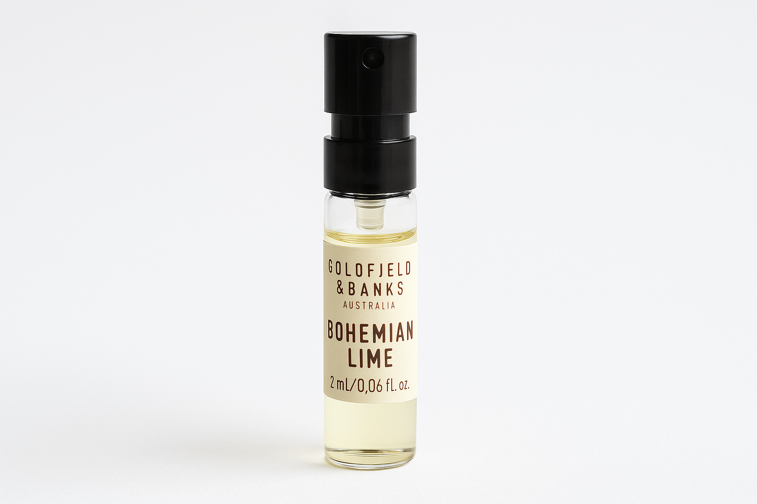 Goldfield and Banks Australia Bohemian Lime 2ml 0.06 fl. oz. échantillon officiel de parfum