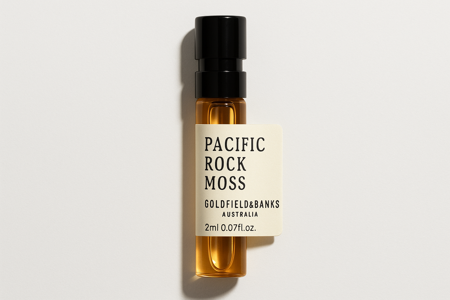 Goldfield and Banks Australia Pacific Rock Moss 2ml 0.06 fl. oz. échantillon officiel de parfum