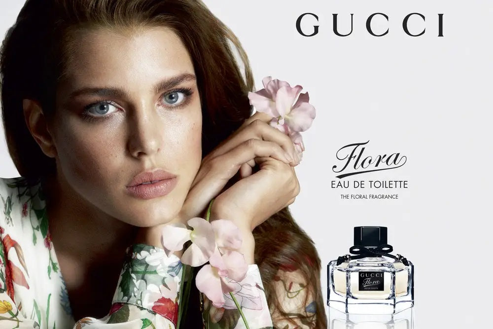 Gucci Flora de Gucci Parfums échantillon officiel de parfum 1.5ml 0.05 fl. oz. parfum discontinué