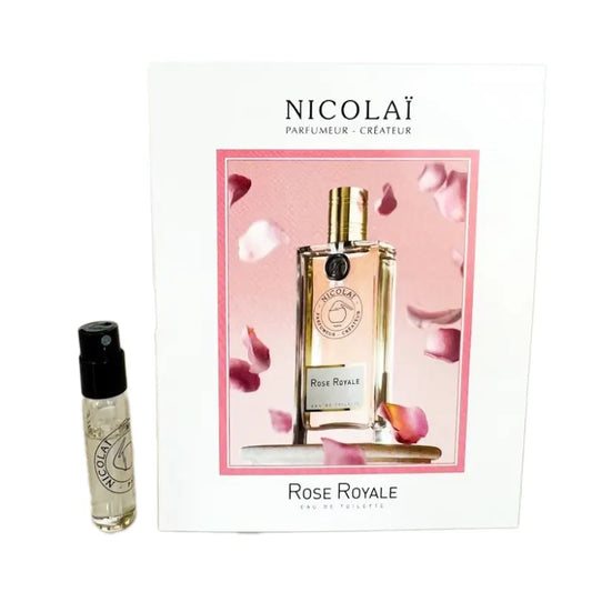 échantillons de parfum officiels du parfum Nicolai Rose Royale 1,8 ml 0,07 oz.