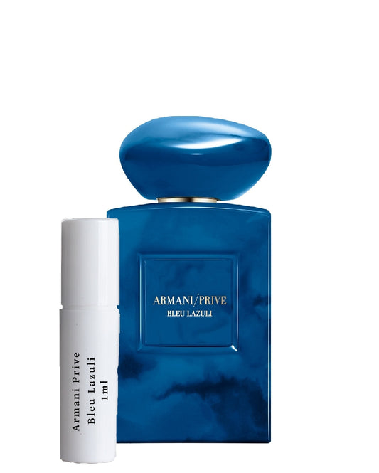 Flacon d'échantillon de spray Armani Privé Bleu Lazuli 1 ml