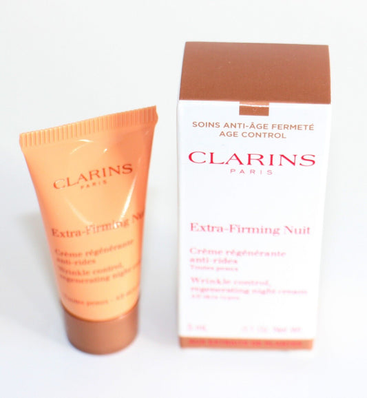 Clarins Extra-Firming Nuit Mini échantillon de soin 5ML 0,1 oz. Pour peau sèche