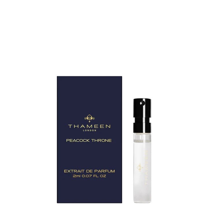 Thameen Paon Trône Peacock Throne 2 ml 0,06 fl.oz. échantillon de parfum officiels testeur de parfum